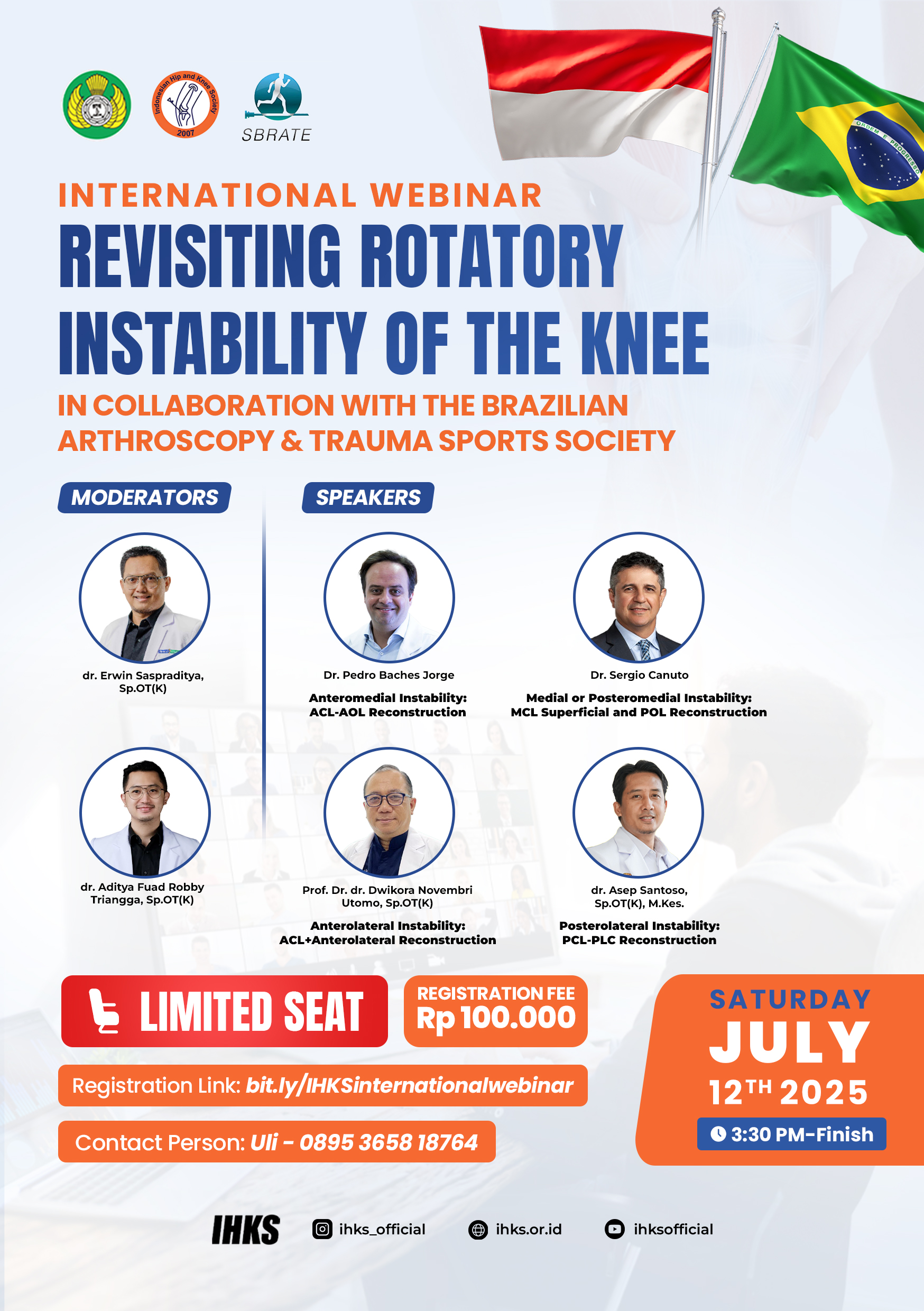 International Webinar : Revisiting Rotatory Instability of the Knee